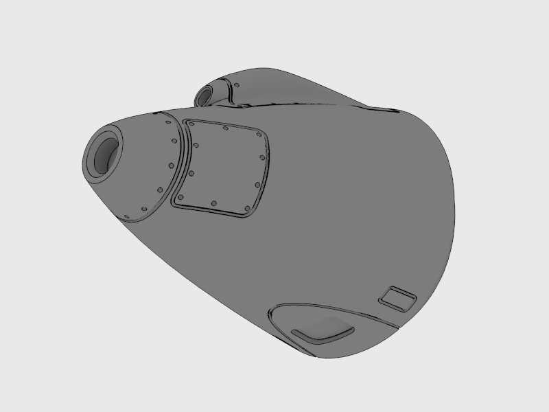 AV-8B Night Attack nose for Hasegawa - zdjęcie 1 AV-8B Night Attack nose for Hasegawa - zdjęcie 1