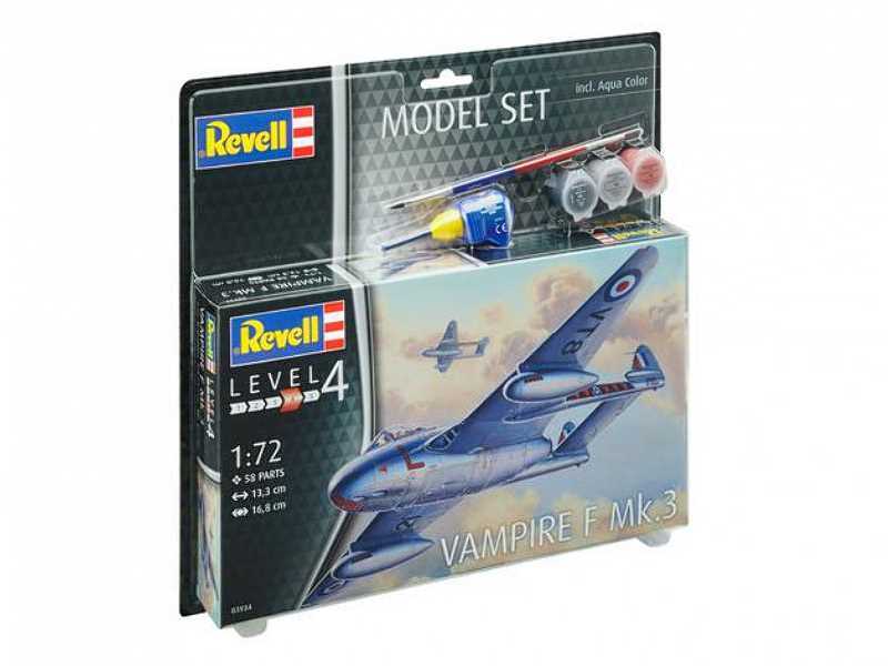 Vampire F Mk.3 - zestaw podarunkowy - zdjęcie 1 Vampire F Mk.3 - zestaw podarunkowy - zdjęcie 1