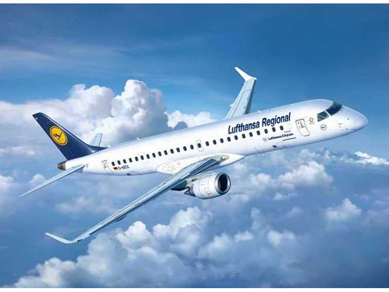 Embraer 190 Lufthansa - zestaw podarunkowy - zdjęcie 1 Embraer 190 Lufthansa - zestaw podarunkowy - zdjęcie 1