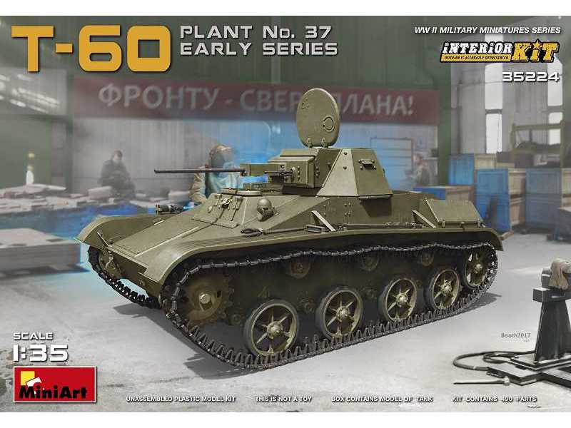 T-60 Plant No.37 - wczesna seria - z wnętrzem - zdjęcie 1 T-60 Plant No.37 - wczesna seria - z wnętrzem - zdjęcie 1