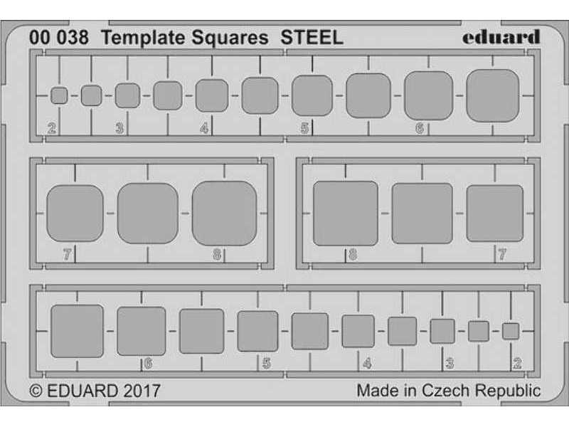 Template Squares STEEL - zdjęcie 1 Template Squares STEEL - zdjęcie 1