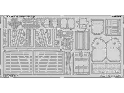 MiG-29A undercarriage 1/32 - Trumpeter - zdjęcie 1