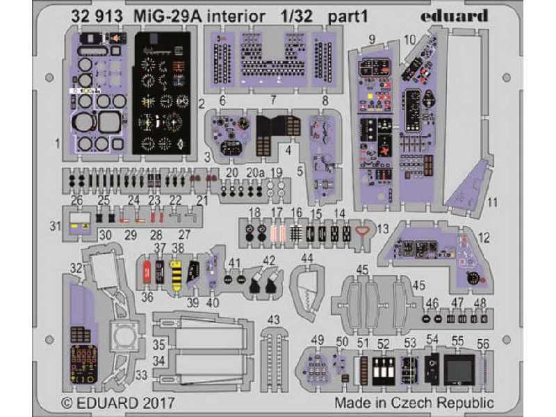 MiG-29A interior 1/32 - Trumpeter - zdjęcie 1 MiG-29A interior 1/32 - Trumpeter - zdjęcie 1