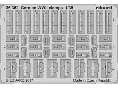 German WW2 clamps 1/35 - zdjęcie 1