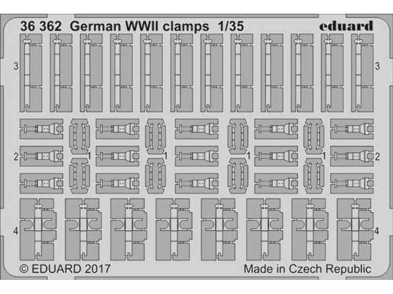 German WW2 clamps 1/35 - zdjęcie 1