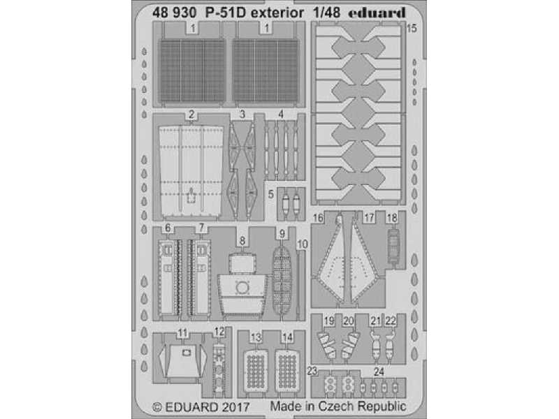 P-51D exterior 1/48 - Airfix - zdjęcie 1