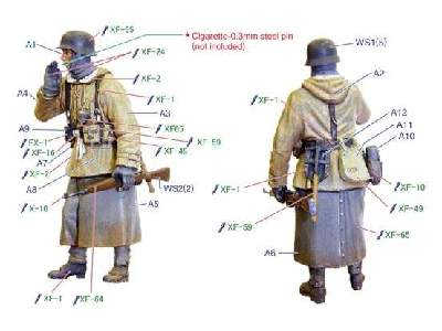 Figurki Niemieccy grenadierzy pancerni - zestaw 1 - zdjęcie 2