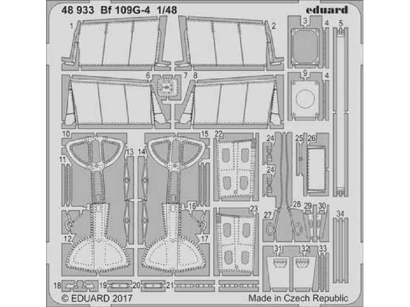 Bf 109G-4  1/48 1/48 - Eduard - zdjęcie 1