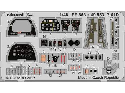 P-51D interior 1/48 - Airfix - zdjęcie 1