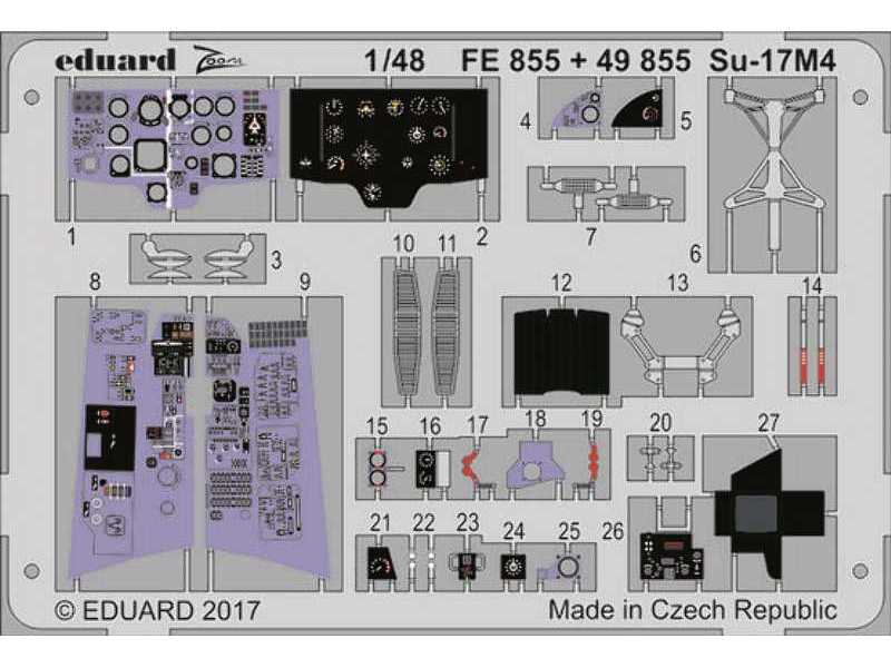 Su-17M4 interior 1/48 - Hobby Boss - zdjęcie 1 Su-17M4 interior 1/48 - Hobby Boss - zdjęcie 1
