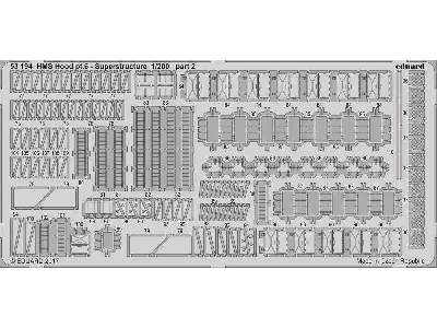 HMS Hood pt.  6 superstructure 1/200 - Trumpeter - zdjęcie 2