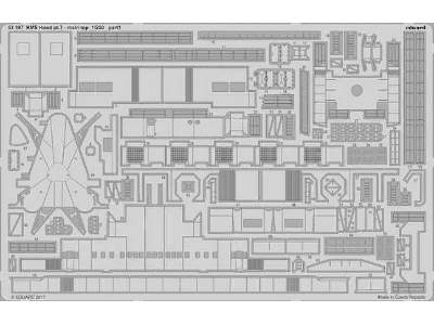 HMS Hood pt.  7 main top 1/200 - Trumpeter - zdjęcie 1