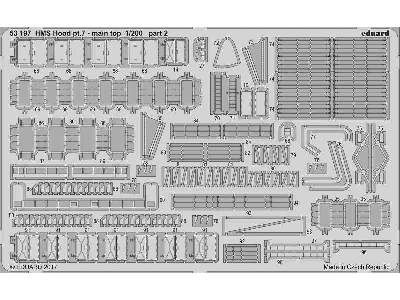 HMS Hood pt.  7 main top 1/200 - Trumpeter - zdjęcie 2