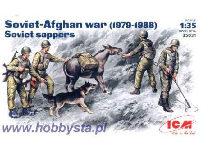 Figurki Soviet sappers Soviet-Afgan War (1979-1988) - zdjęcie 1