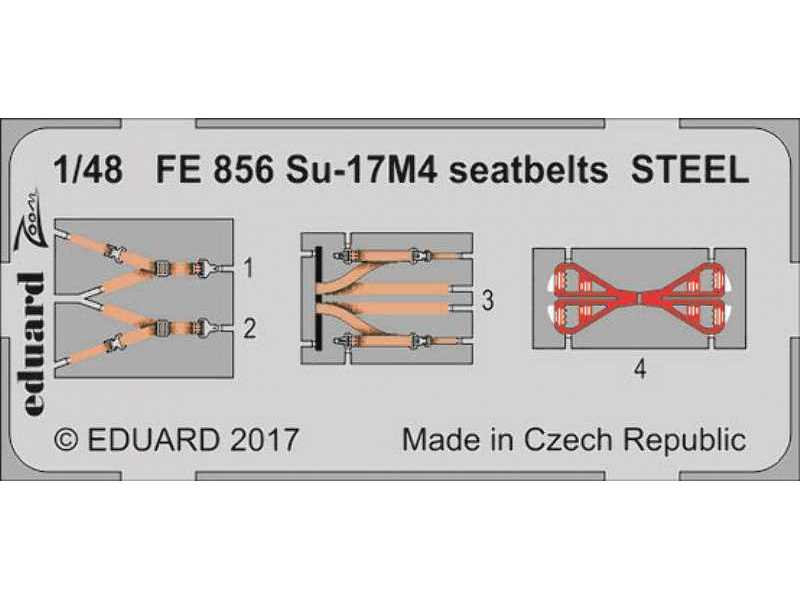 Su-17M4 seatbelts STEEL 1/48 - Hobby Boss - zdjęcie 1 Su-17M4 seatbelts STEEL 1/48 - Hobby Boss - zdjęcie 1