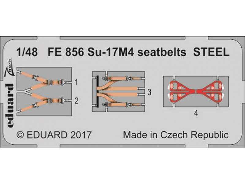 Su-17M4 seatbelts STEEL 1/48 - Hobby Boss - zdjęcie 1