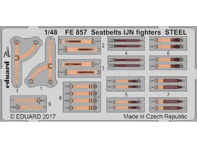 Seatbelts IJN fighters STEEL 1/48 - zdjęcie 1