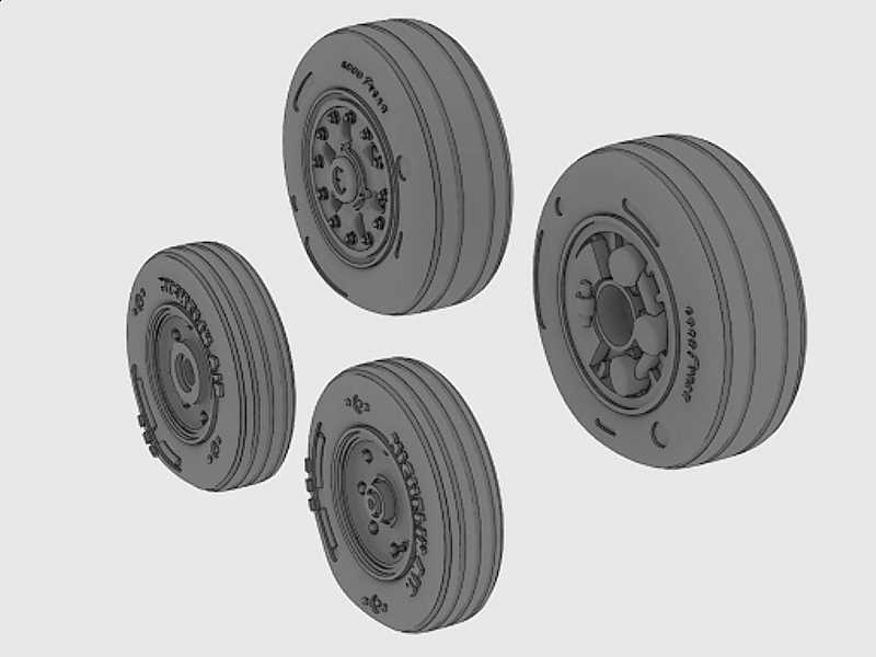 F/A-18 C/D wheel set - zdjęcie 1