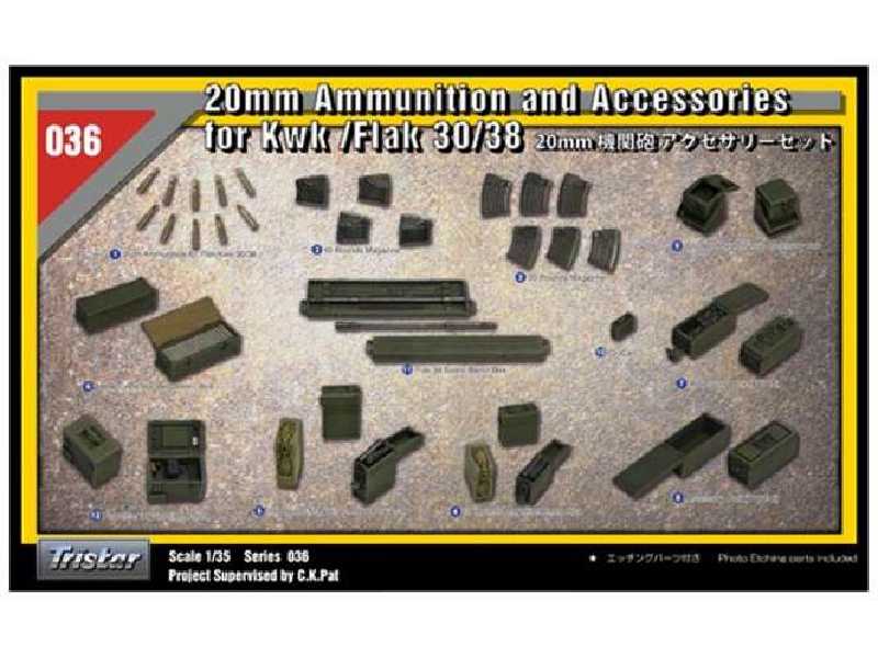 Amunicja 20mm i akcesoria do działa Kwk /Flak 30/38 - zdjęcie 1 Amunicja 20mm i akcesoria do działa Kwk /Flak 30/38 - zdjęcie 1