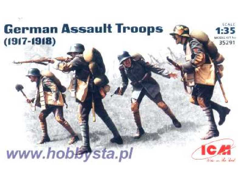 Figurki German Assault Troops (1917-1918) - zdjęcie 1 Figurki German Assault Troops (1917-1918) - zdjęcie 1