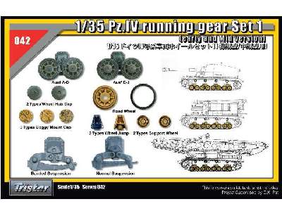 Zestaw kół i zawieszeń do Pz IV wczesny i średni - zestaw 2 - zdjęcie 1