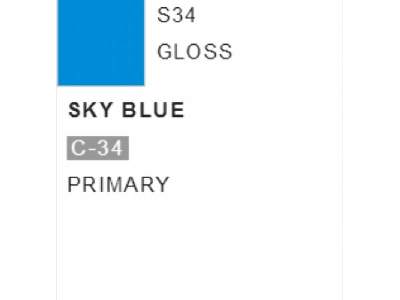 S034 Sky Blue - (Gloss) - zdjęcie 1