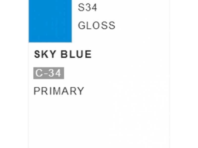 S034 Sky Blue - (Gloss) - zdjęcie 1 S034 Sky Blue - (Gloss) - zdjęcie 1