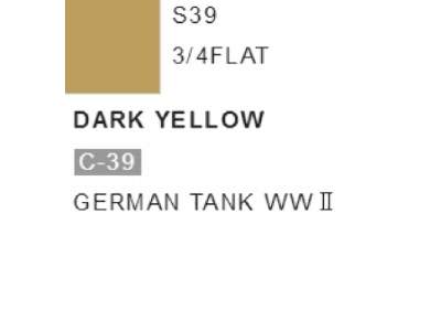 S039 Dark Yellow (Sandy Yellow) - (Flat) - zdjęcie 1