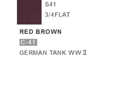 S041 Red Brown - (Flat) - zdjęcie 1