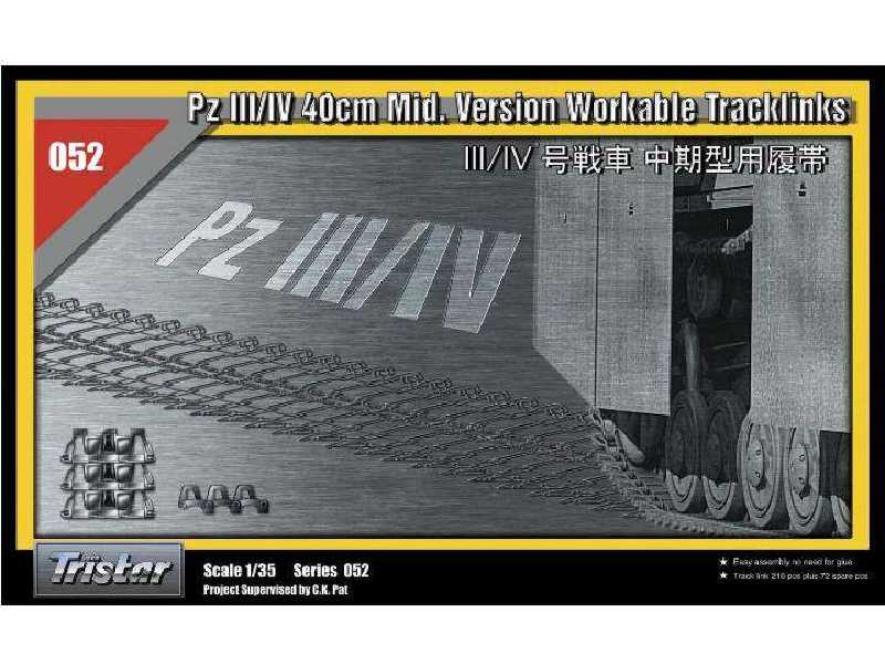 Gąsienice plastikowe 40 cm do Panzer III i IV - ruchome - zdjęcie 1 Gąsienice plastikowe 40 cm do Panzer III i IV - ruchome - zdjęcie 1