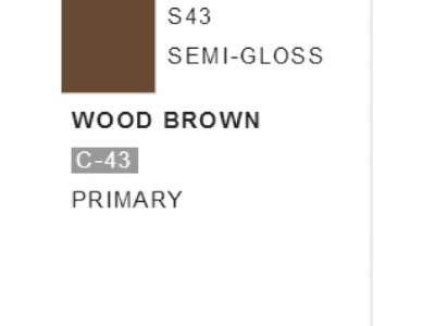S043 Wood Brown - (Semigloss) - zdjęcie 1