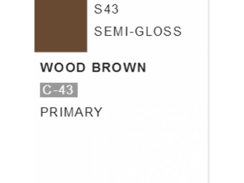 S043 Wood Brown - (Semigloss) - zdjęcie 1 S043 Wood Brown - (Semigloss) - zdjęcie 1