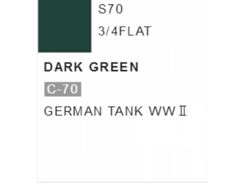 S070 Dark Green - (Flat) - zdjęcie 1 S070 Dark Green - (Flat) - zdjęcie 1