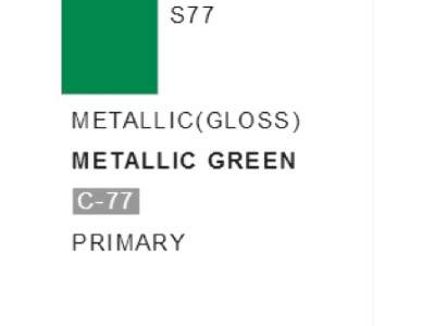 S077 Metallic Green - (Metallic) - zdjęcie 1