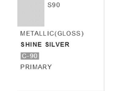 S090 Shine Silver - (Metallic) - zdjęcie 1