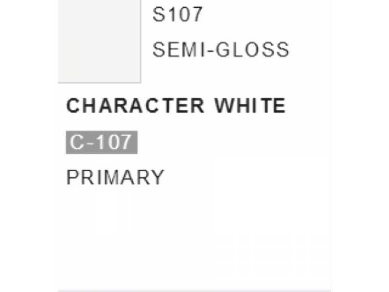 S107 Character White - (Semigloss) - zdjęcie 1 S107 Character White - (Semigloss) - zdjęcie 1
