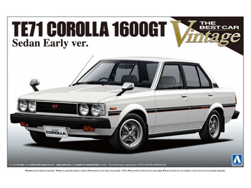 TE71 Corrola 1600 GT Sedan early ver. - zdjęcie 1 TE71 Corrola 1600 GT Sedan early ver. - zdjęcie 1