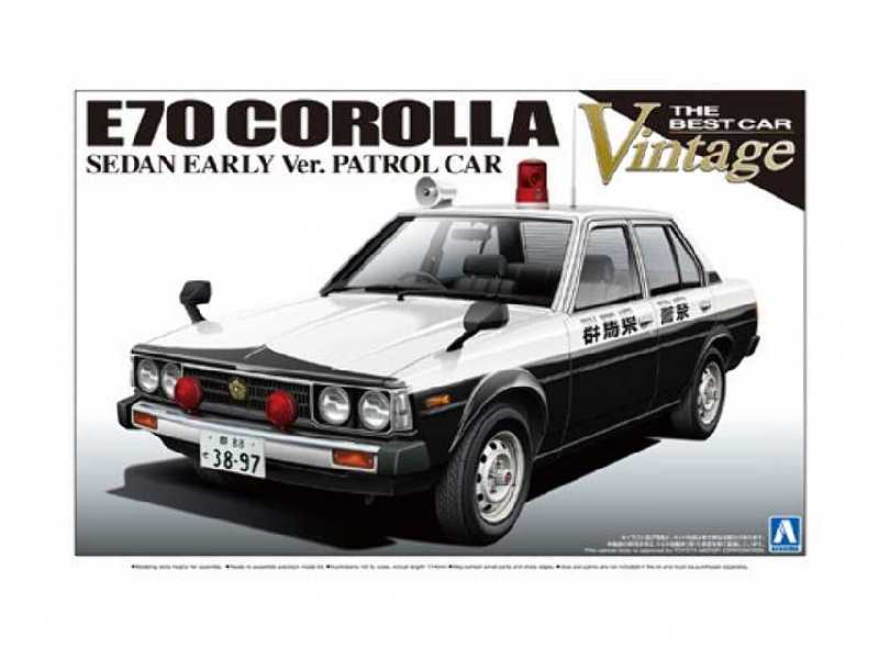 E70 Corolla Sedan Patrol Car Early ver. - zdjęcie 1 E70 Corolla Sedan Patrol Car Early ver. - zdjęcie 1