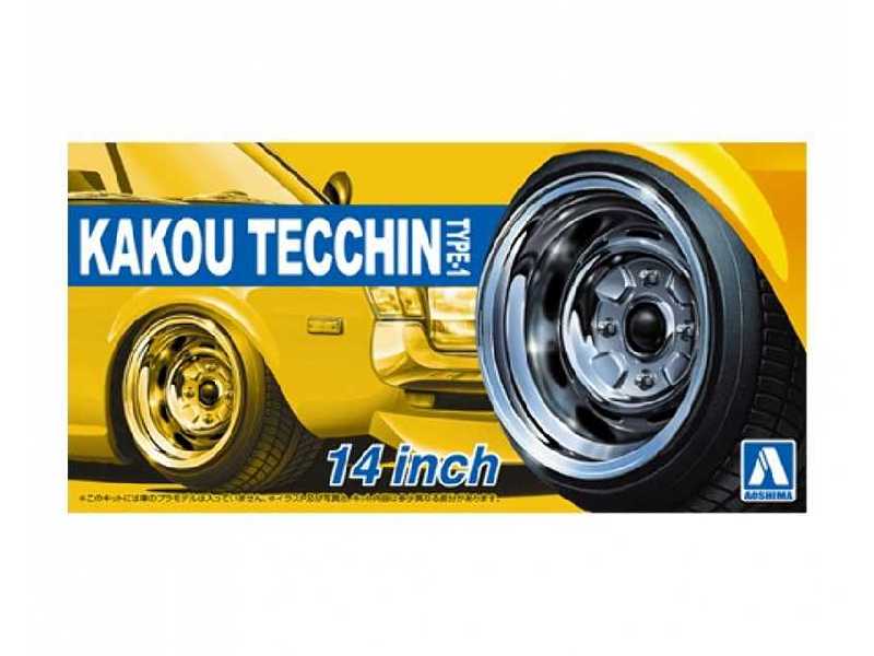 Felgi + Opony Kakou - Tecchin Type1 - zdjęcie 1 Felgi + Opony Kakou - Tecchin Type1 - zdjęcie 1
