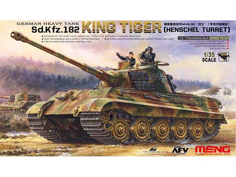 Sd.Kfz.182 King Tiger (Henschel Turret) czołg niemiecki - zdjęcie 1 Sd.Kfz.182 King Tiger (Henschel Turret) czołg niemiecki - zdjęcie 1