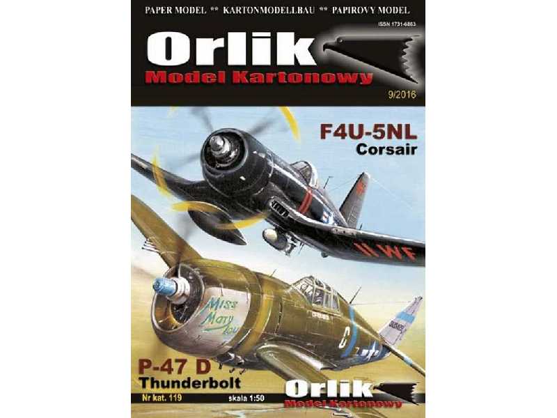 F4U-5NL Corsair i P-47D Thunderbolt - zdjęcie 1 F4U-5NL Corsair i P-47D Thunderbolt - zdjęcie 1