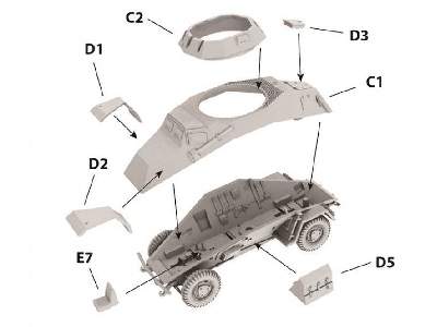 Sd.Kfz.222 niemiecki lekki samochód pancerny - zdjęcie 4