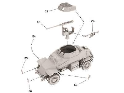 Sd.Kfz.222 niemiecki lekki samochód pancerny - zdjęcie 5