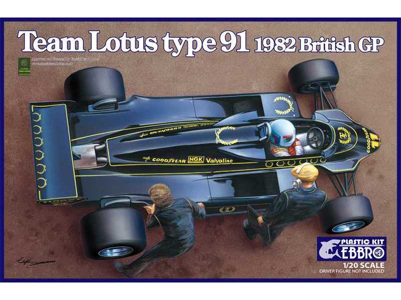 Team Lotus Type 91 1982 British GP - zdjęcie 1 Team Lotus Type 91 1982 British GP - zdjęcie 1