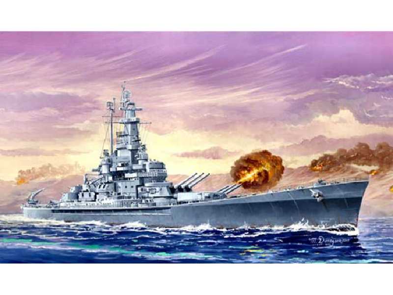 Pancernik USS Massachusetts (BB-59) - zdjęcie 1 Pancernik USS Massachusetts (BB-59) - zdjęcie 1