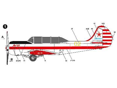 Jakowlew Jak-52 aerobatic training aircraft, DOSAAF Rosja - zdjęcie 3