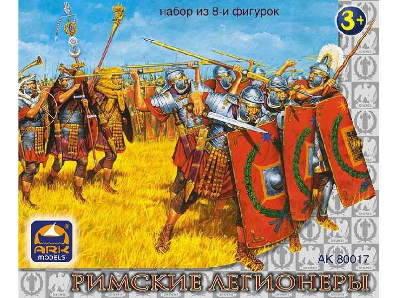 Rzymscy legioniści - (6,5cm) - 8 figurek - zdjęcie 1 Rzymscy legioniści - (6,5cm) - 8 figurek - zdjęcie 1