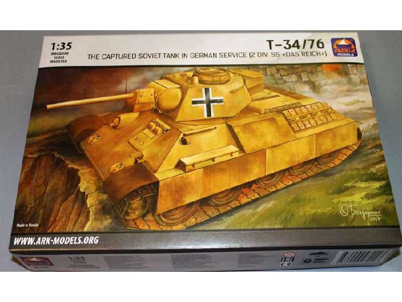 T-34-76 zdobyczny czołg w służbie niemieckiej - zdjęcie 1 T-34-76 zdobyczny czołg w służbie niemieckiej - zdjęcie 1