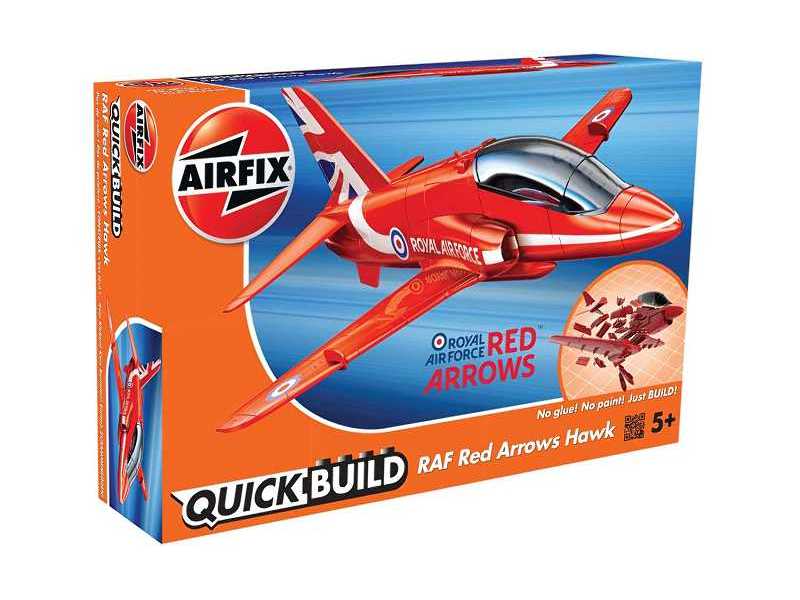 QUICK BUILD RAF Red Arrows Hawk - zdjęcie 1 QUICK BUILD RAF Red Arrows Hawk - zdjęcie 1
