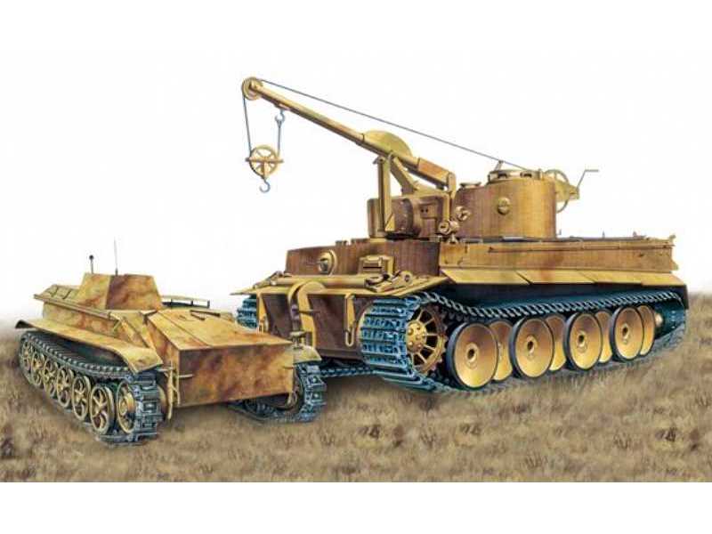 Bergepanzer Tiger I mit Borgward IV Ausf.A Heavy Demolition - zdjęcie 1 Bergepanzer Tiger I mit Borgward IV Ausf.A Heavy Demolition - zdjęcie 1